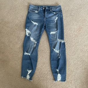 Bootlegger women’s distressed, jeans, size 30